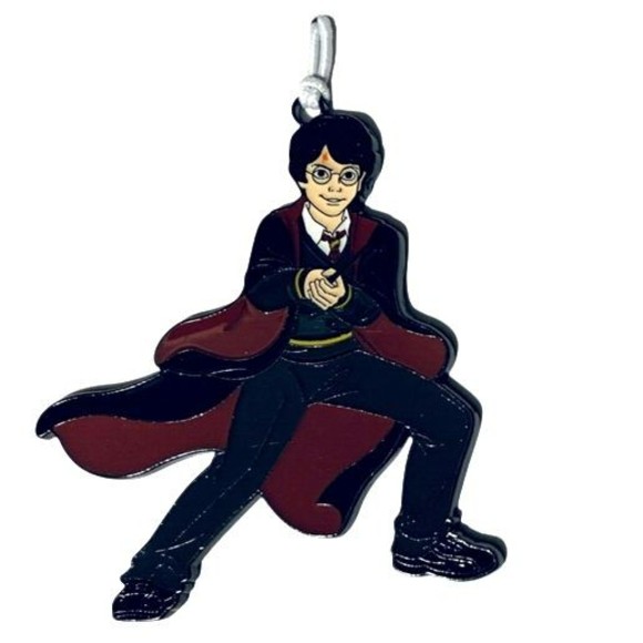 Hallmark Other - Hallmark 2022 Harry Potter with Wand Cape 2.5” Metal Enamel Christmas Ornament